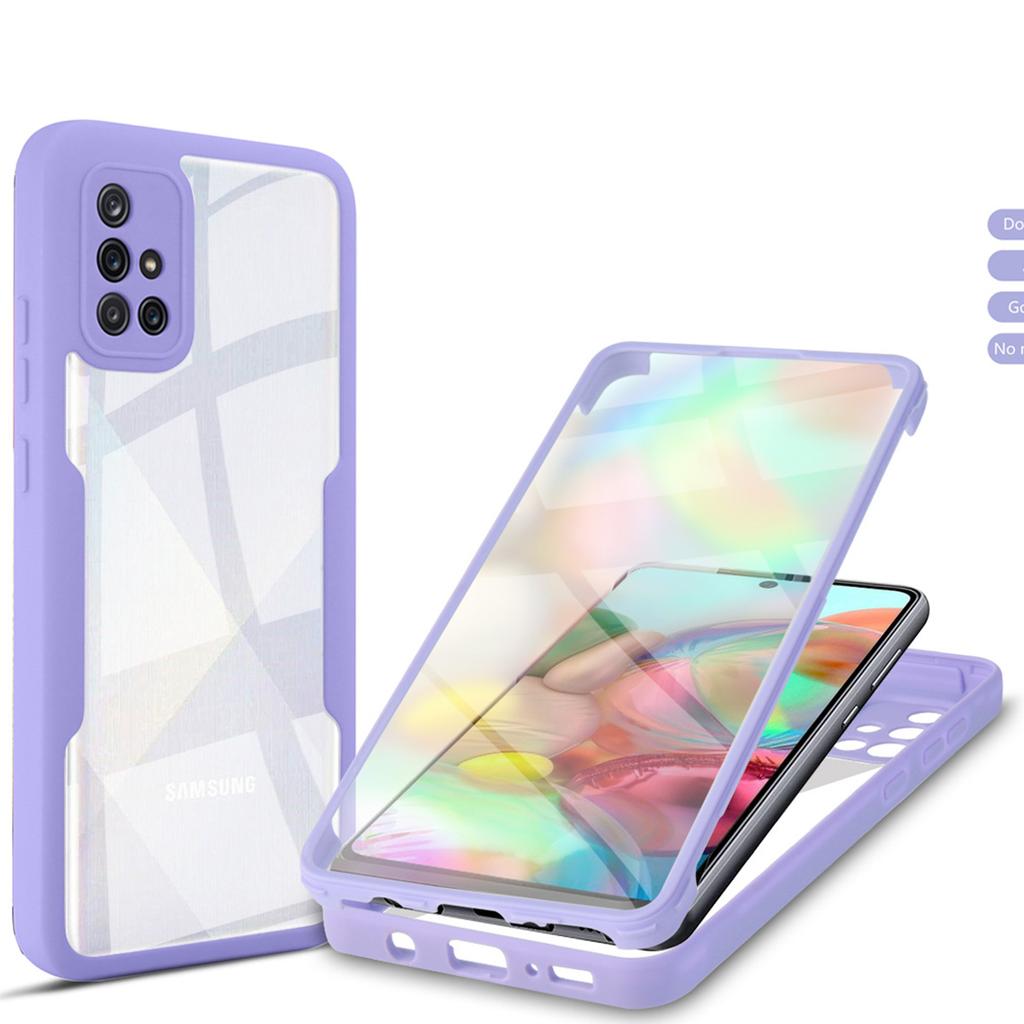 For Samsung A71 5G Case Galaxy A51 5G A20 A30 A21S M02 Cover Full Body Protection Case Protective Double Sided Cover Funda Coque