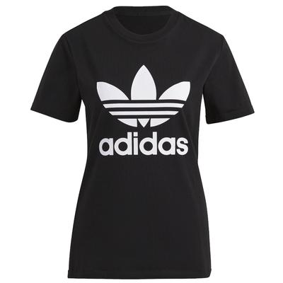 Adidas Adicolor Classics Trefoil Tee, Womens Black T-shirt