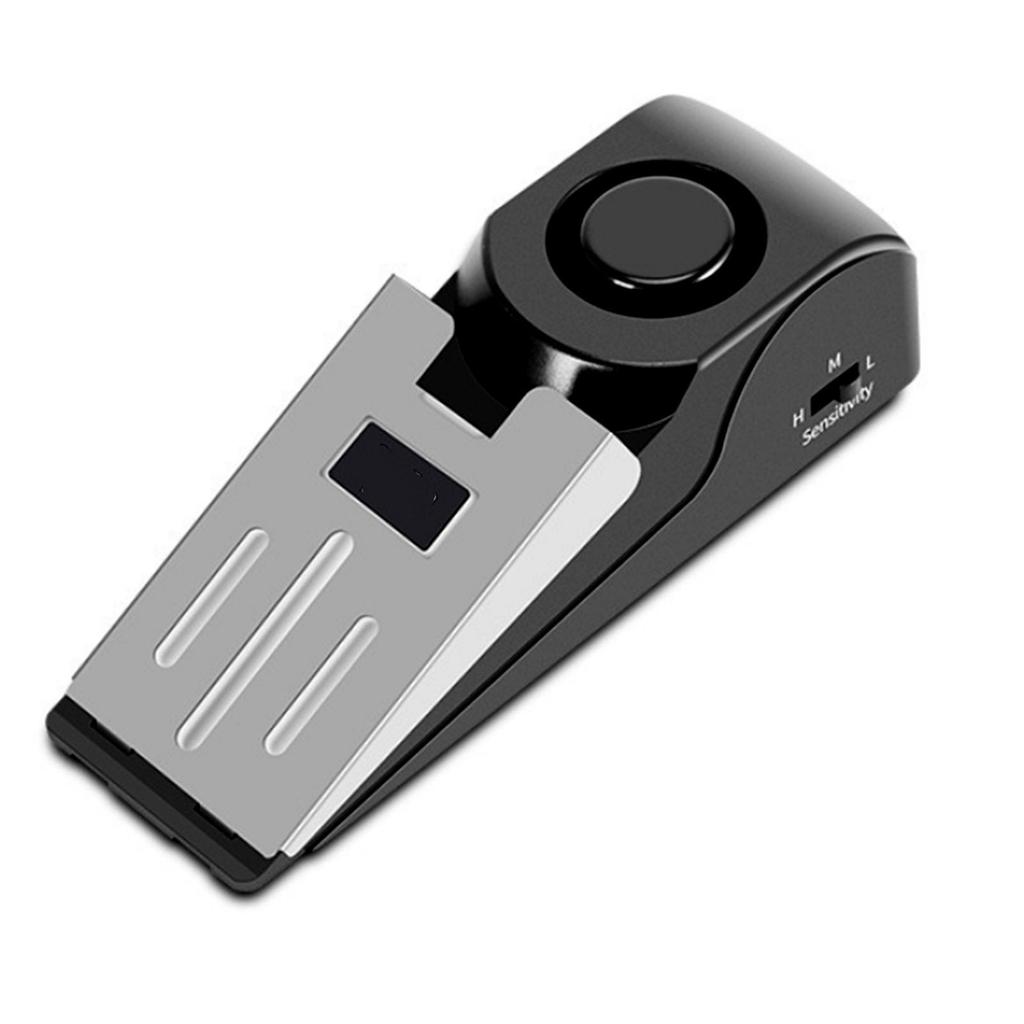 Door Stop Alarm Portable Travel Security Door Stopper Sensor Alarm Alert 120db for Home Traveling