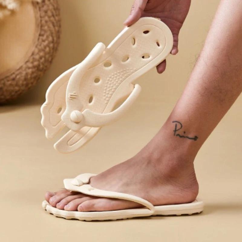 Fashion Men's Shoe Beach Eva Sabot Fun Designer Luxury Trend 2025 Slides Original Adult Low Price Elegant Mascullino Style Male Slipper
