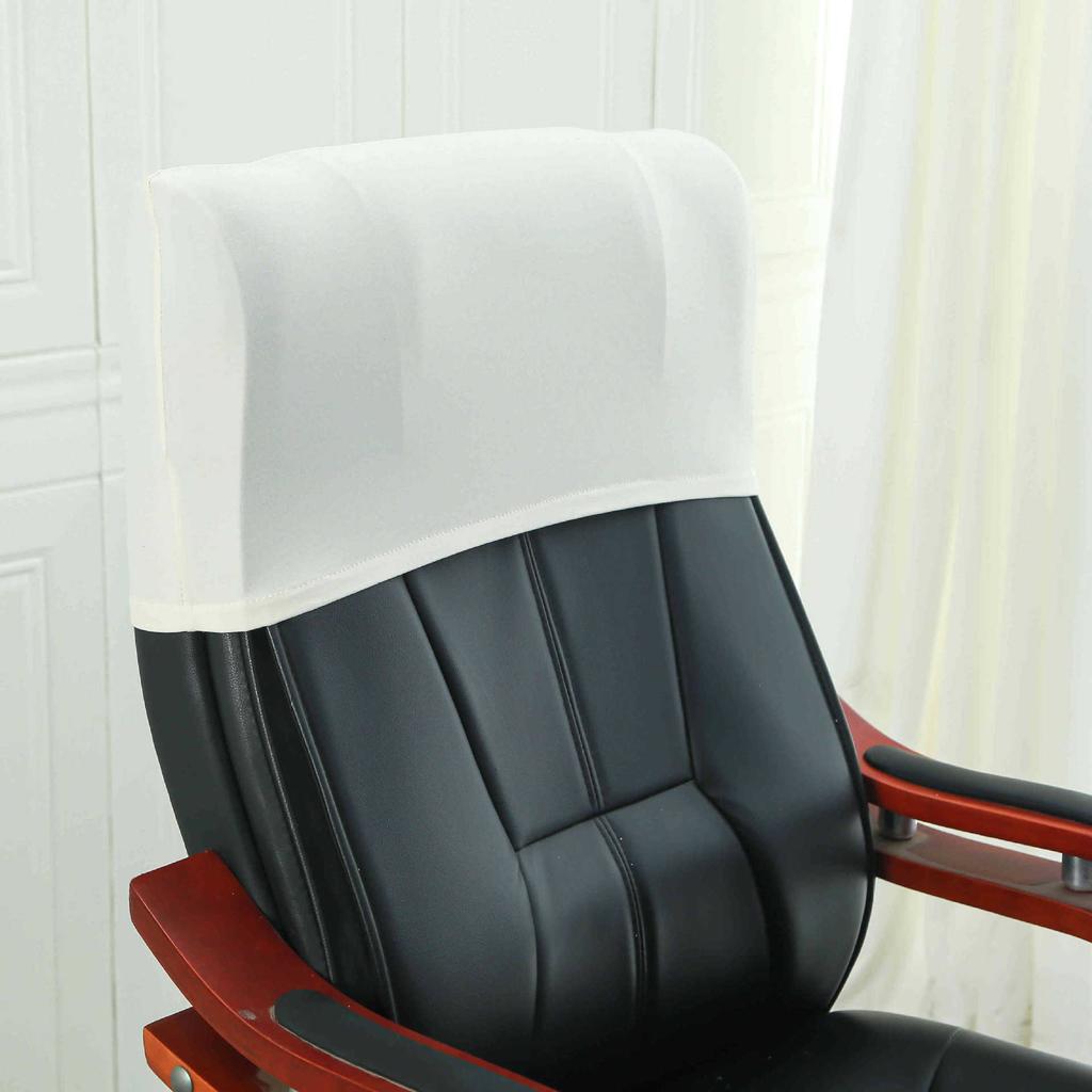 Elastic Boss Chair Headpillow Case Office Chair Cover Swivel Chair Headpillow Case Computer Chair Headpillow Seat Dustproof Head Cover