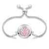 Women's Openable Titanium Steel Essential Oil Diffuser Bracelet