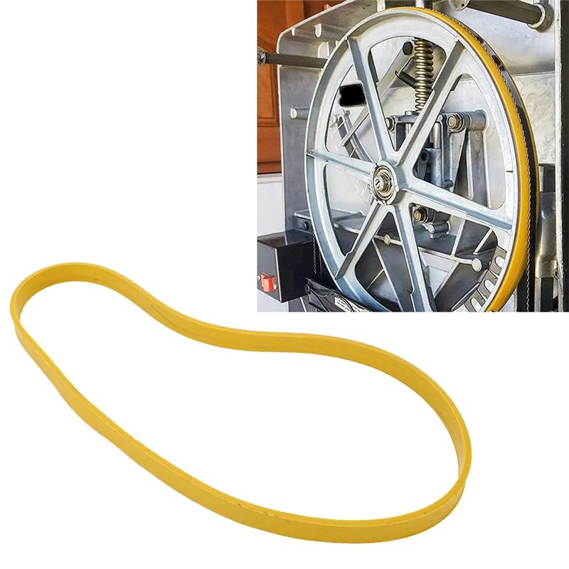 A25F-For 10 Inch Band Saw Wheel Replacement-2PCS Rubber Noise-Reduction Non-Slip Tire For Woodworking Projects