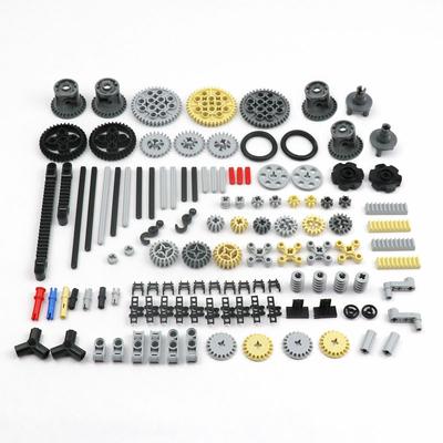 Mattoncini MOC Parti Tecniche Pezzi di Ricambio Compatibili Con Set di Mattoncini Tecnici 119pz