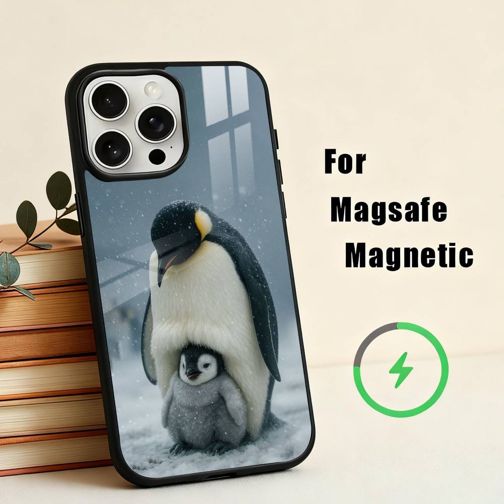 Animal P-Pingu Penguin  Phone Case For iPhone17,16,15,14,13,12,11 Plus,Pro Max Magnetic For Magsafe Wireless Charging