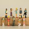 10pcs Girl Sexy Figure Model Toy Girl Children Micro Landscape Decoration Doll