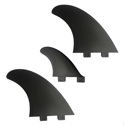 3Pcs Surfboard Fin Surfing Dinghy Stand Up Paddleboard Longboard Accessory