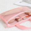 Pink mesh multi-pocket mini makeup bag Swimming bag Portable travel storage bag Portable bath bag Beach bag one pack