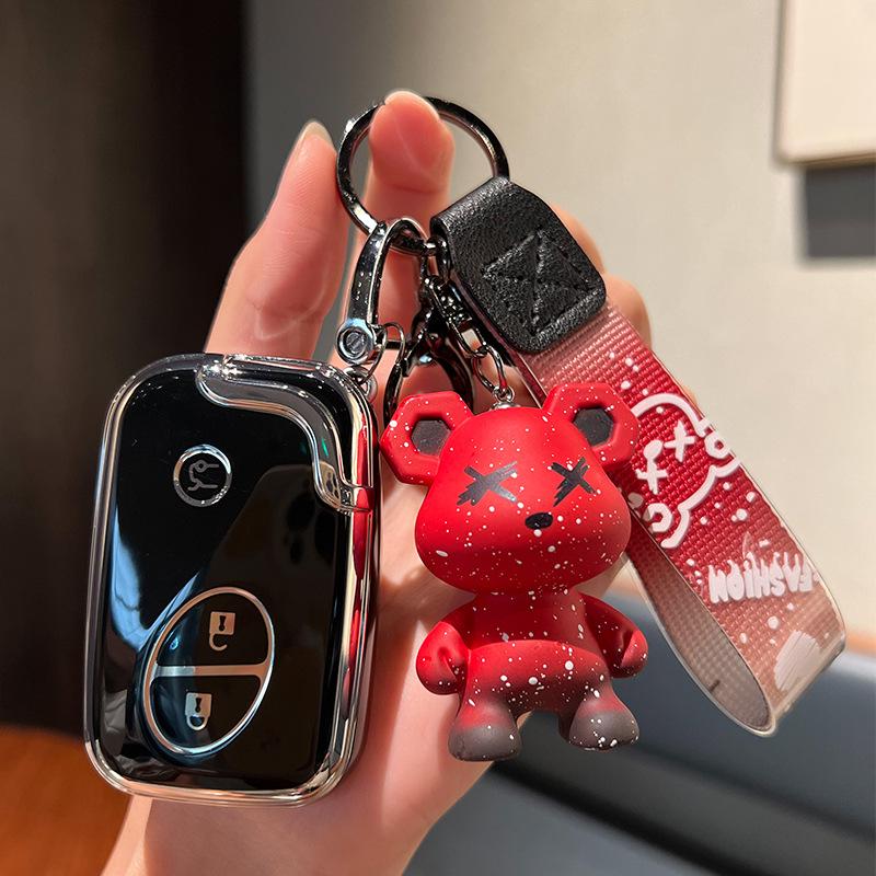 Lexus Key Case for UX260H, ES200, RX, NX, LX - Women's Car Key Bag Shell & Buckle