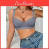 Lace Lingerie Womens Top Support With Steel Rims Versatile Breathable Plain Bra