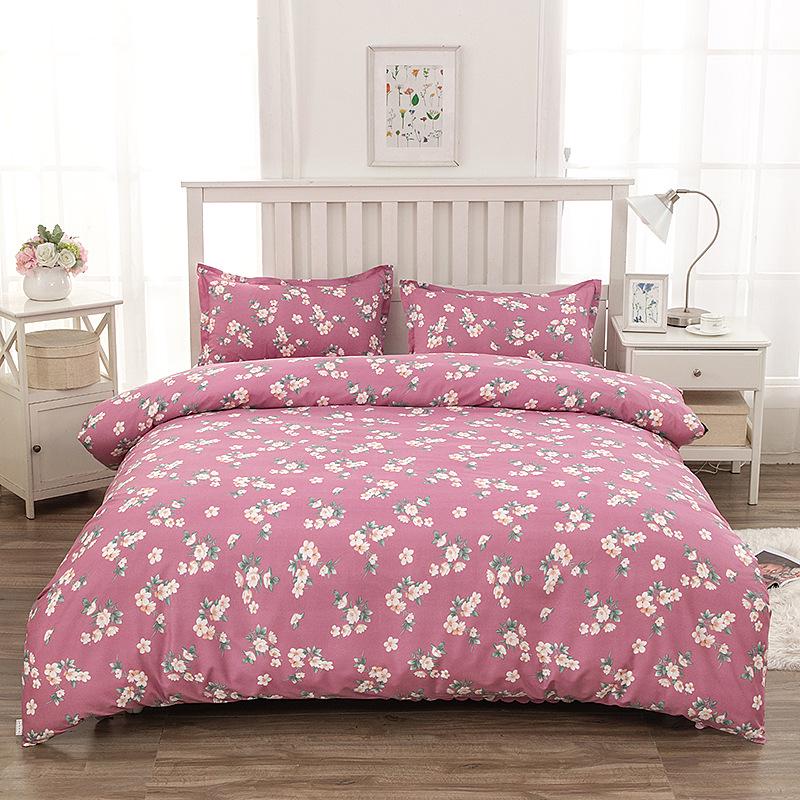 Flannel Duvet Cover Set - Single Piece for Dormitory Bunk Bed, Includes Pillowcase & Double Duvet Cover