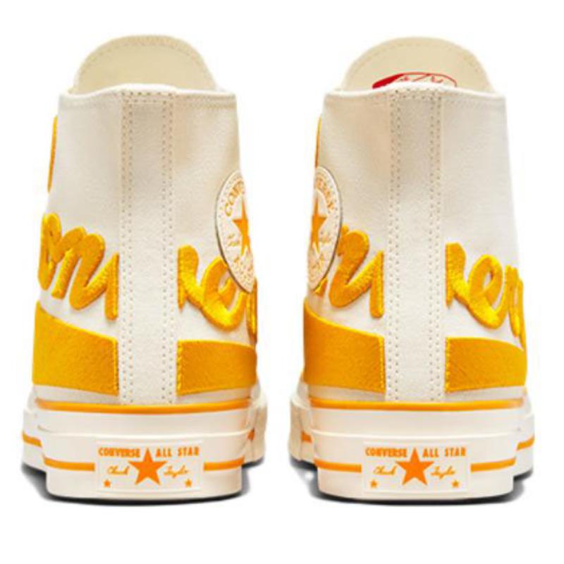 Converse 1970s Chuck 70 Classic Trend High Top Canvas Unisex White Orange