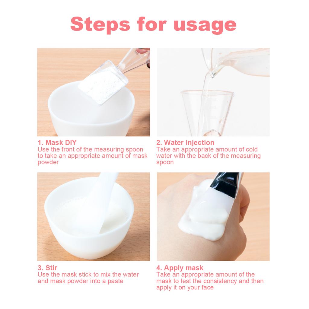 Zestaw narzędzi DIY do maseczek do twarzy Profesjonalna miseczka do masek domowych Narzędzie do mieszania Szpatułka Aplikator Łyżeczka do odmierzania