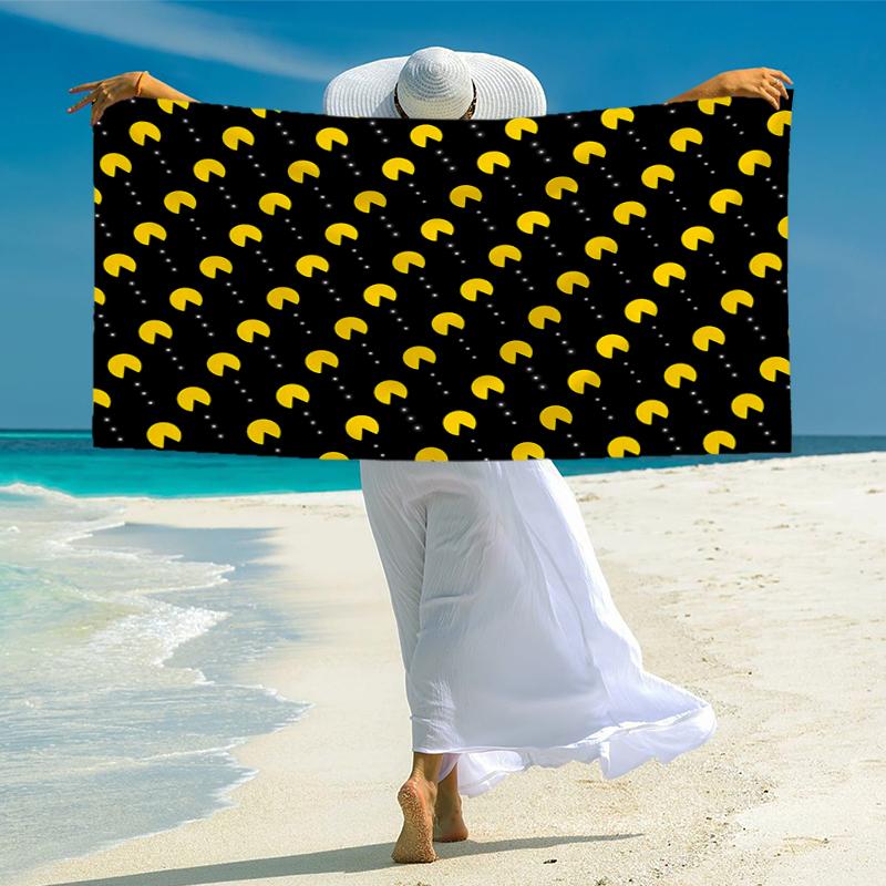 Pixel Game Fashion Beach Towel: Ideal for Summer Adventures Soft, absorbent and quick drying suitable for swimming and bathing