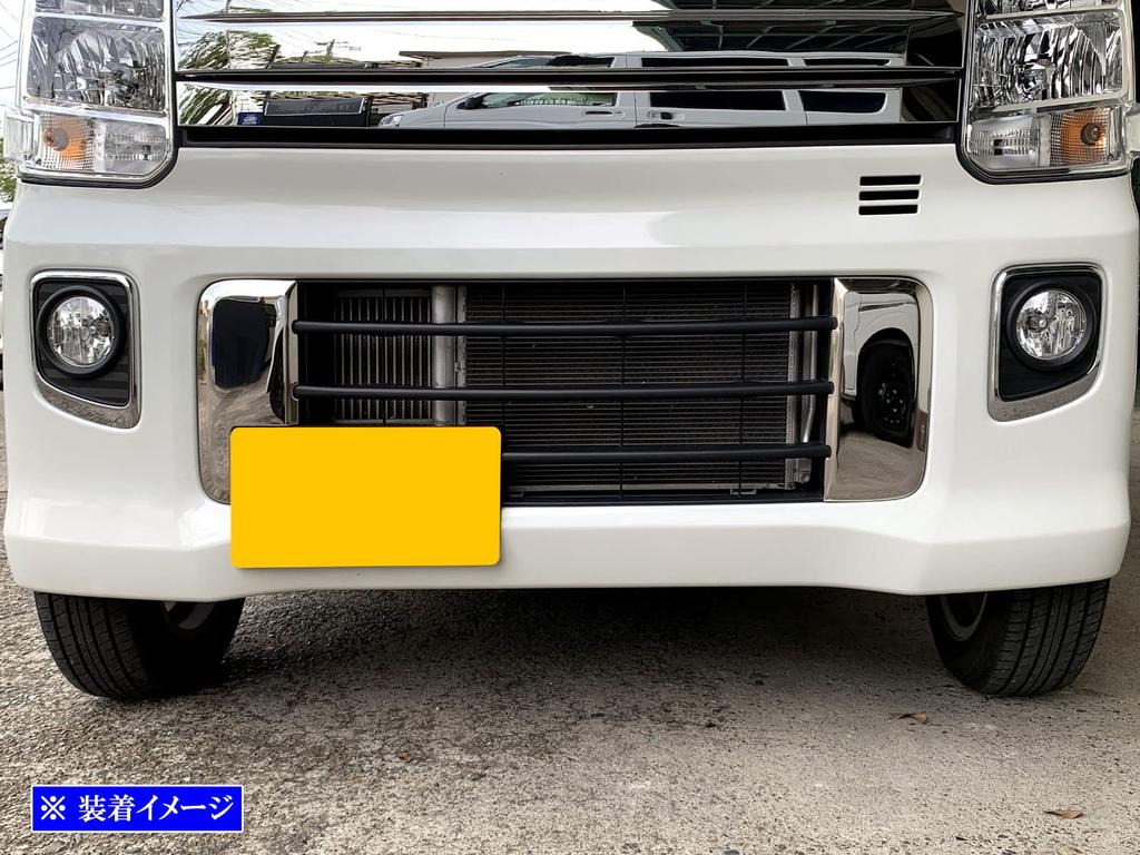 BRIGHTZ Finish Stainless Steel Front Bumper Grille Side Panels for Toyota Every Wagon DA17W Compatible with Every Part 35515 Ultra-Mirror (2-Piece