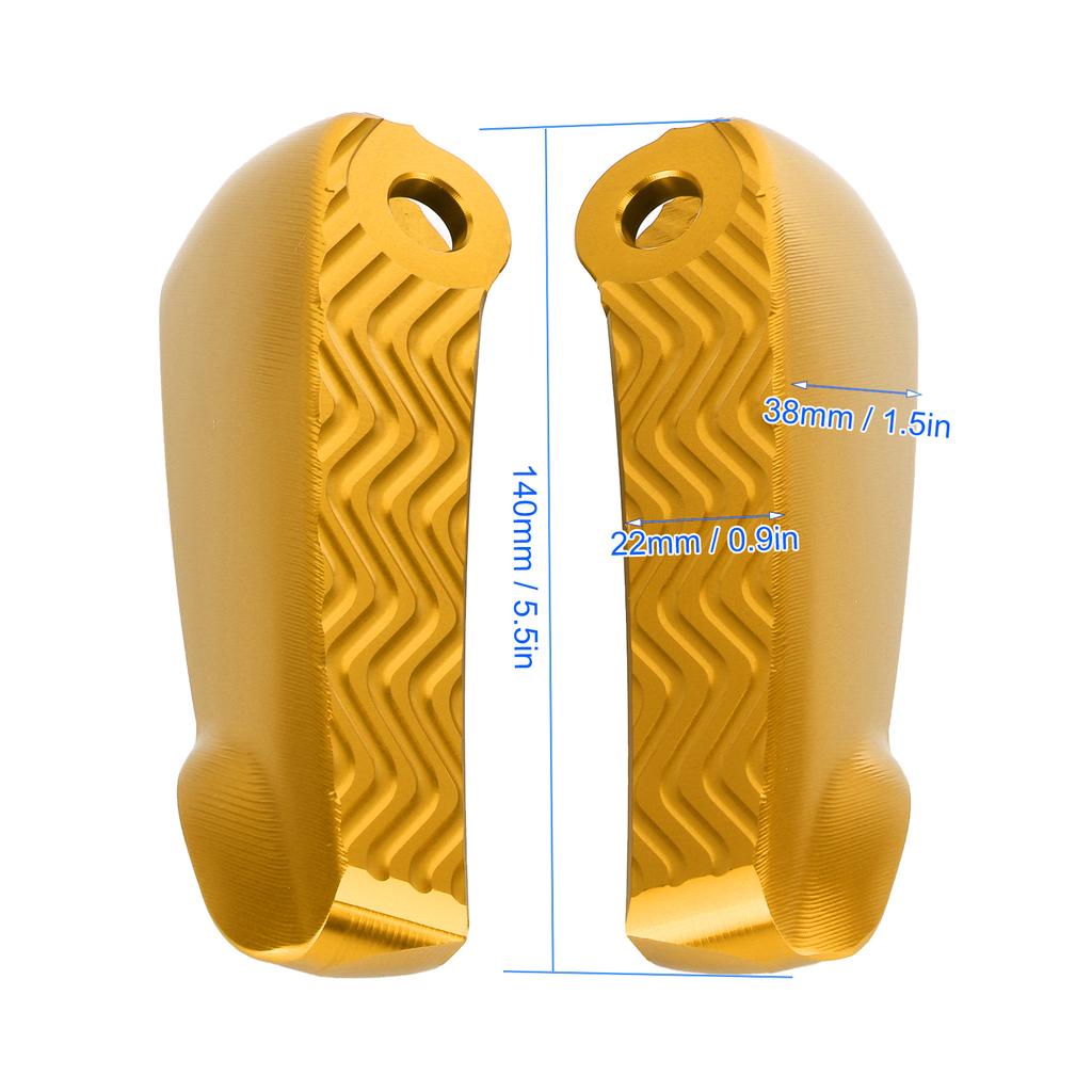 Pair Rear Foot Pegs Pedal Pad Motorcycle Folding Footrest Fit for GTCelsiusGTSCelsiusGTV