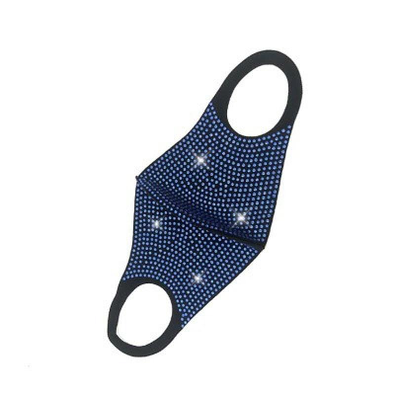 Fashion NEW Acrylic Diamond Decoration Mask Jewlery Woman Veil Shiny Rhinestone Night Club Mask Accessories