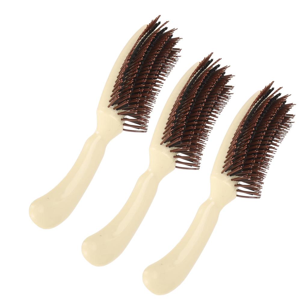 3 szt. Grzebień do stylizacji fryzjerskiej Profesjonalny Masaż Rozplątujący Zapobiega Elektryzowaniu Kręcone Włosy Grzebień żeberkowy f