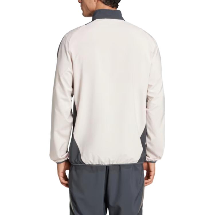 adidas Real MadridTiro 24 Competition Presentation Track Top Jackets & Coats Men's Light Purple/Gray/Charcoal Gray IT5117