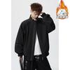 Mens Oversized Thick Cotton Puffer Jacket 2026 Loose Fit Stand Collar Zip Front Gray Black Purple M-5XL