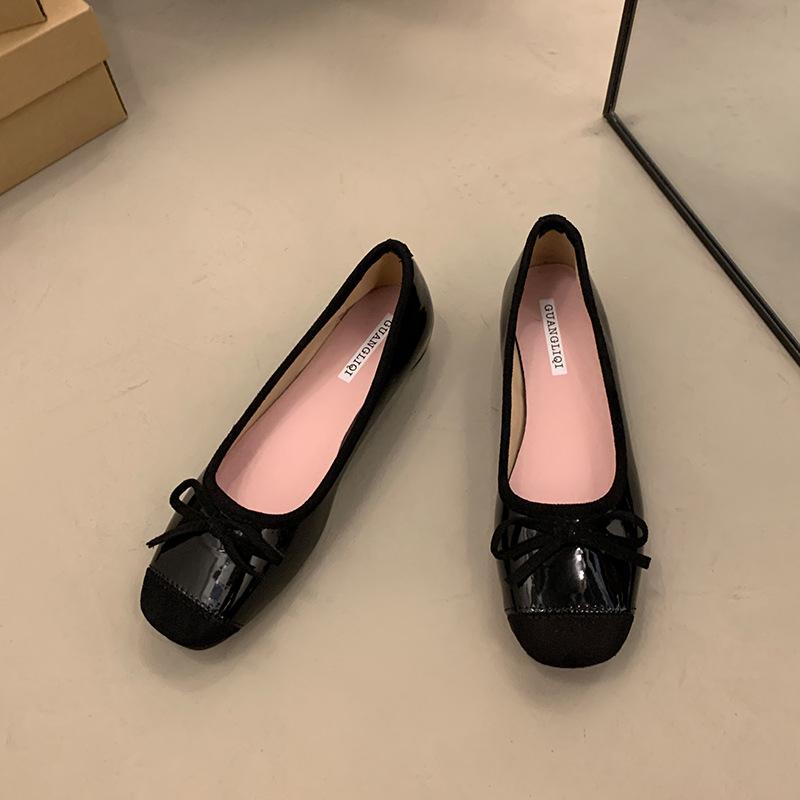 Inner Height Increase French Small Red Single Shoes Women's Shoes 2025 New Spring and Autumn Retro Ballet Gentle Evening Shoes