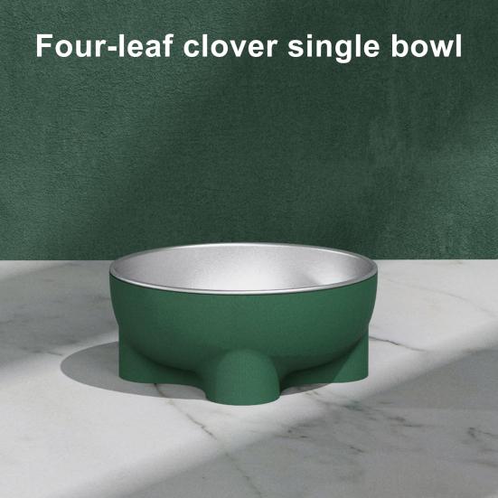 Pet Bowl Non-slip Detachable Double Bowls Dogs Cats Easy to Use No