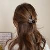 Eleganter Strass Schneeflocken Haarclip für Pony und Hochsteckfrisuren