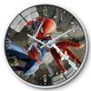 Marvel Captain America Iron Man Spider-Man Muster Wanduhr für Kinderzimmer Dekoration