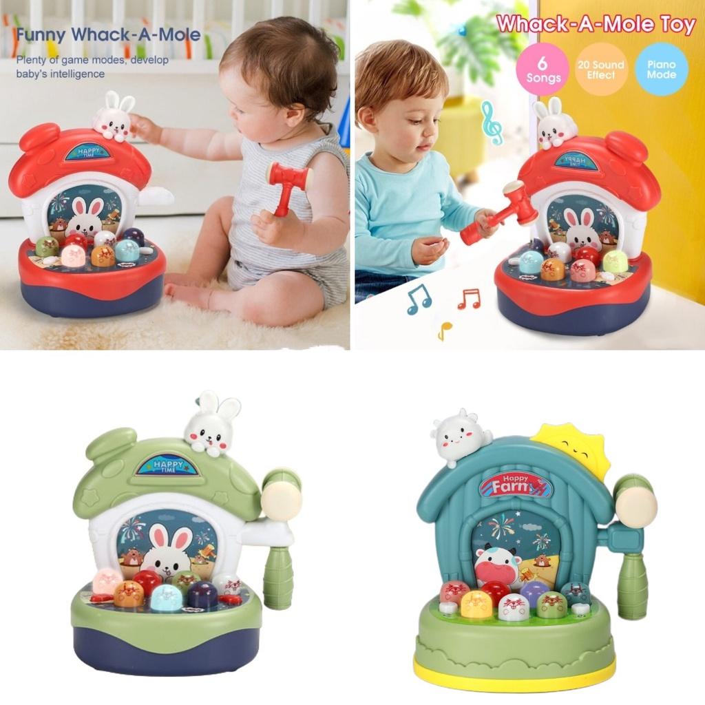 Children's Toy With Multiple Functions Light And Sound Music Whack-a-mole Game Parent-child Interaction Early Education