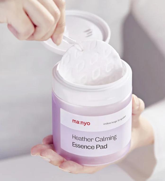 MANYO Factory Heather Calming Essence Pad 60sheets/ Nourishing, Moisturizing, Korean Cosmetics, Kbeauty
