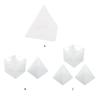 Large Pyramid Molds Great for Paperweight Home Decor DIY Jewelry Making Craft