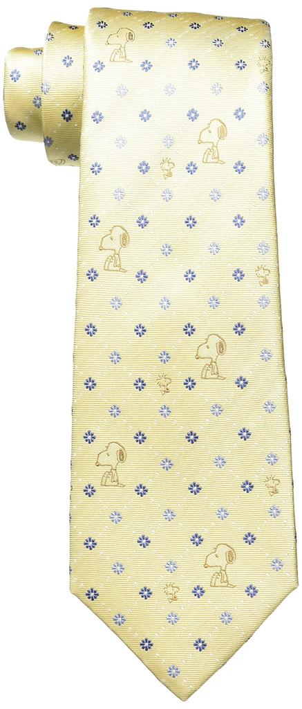 Peanuts Snoopy Tie, Beige, SNOOPY Brand Tie, Gift