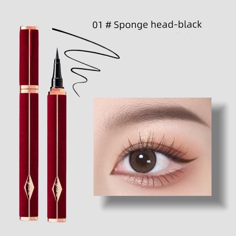 [12 Hours Without Smudging] Eyeliner Pen, Long-Lasting, Waterproof, Non-Smudging, Beginner-Friendly, Official Genuine Product