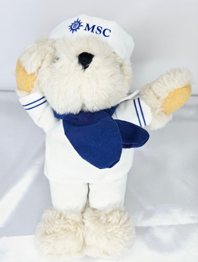 

[USED] MSC Crew Exclusive Bellissima Teddy Bear Plush Toy, White