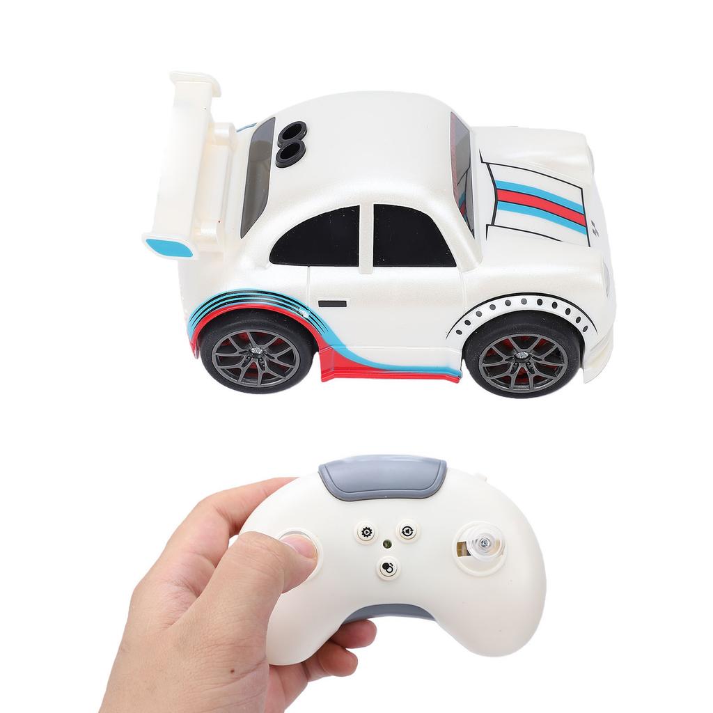 Smart RC Car with Follow Escape Modes 360 Degree Stunt Drift LED Light Voice Effect Remote Control for Kids