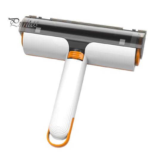 

Щетка для удаления шерсти домашних животных Двунаправленный дизайн Удобный инструмент для удаления шерсти домашних животных Многоразовая щетка для домашних животных с закругленными углами оранжевый