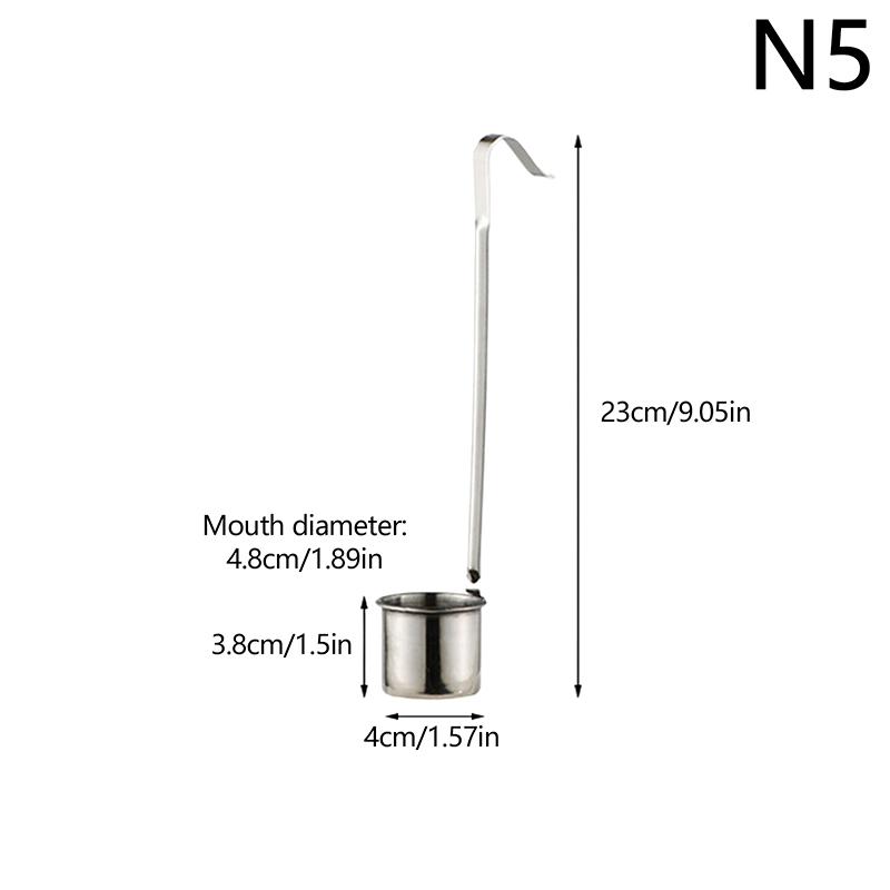 1Pc Stainless Steel Wine Measuring Cup Kitchen Bar Measuring Tools Sets For Sauce Oil Coffee Beer Scoop Ladle Spoon With Hook