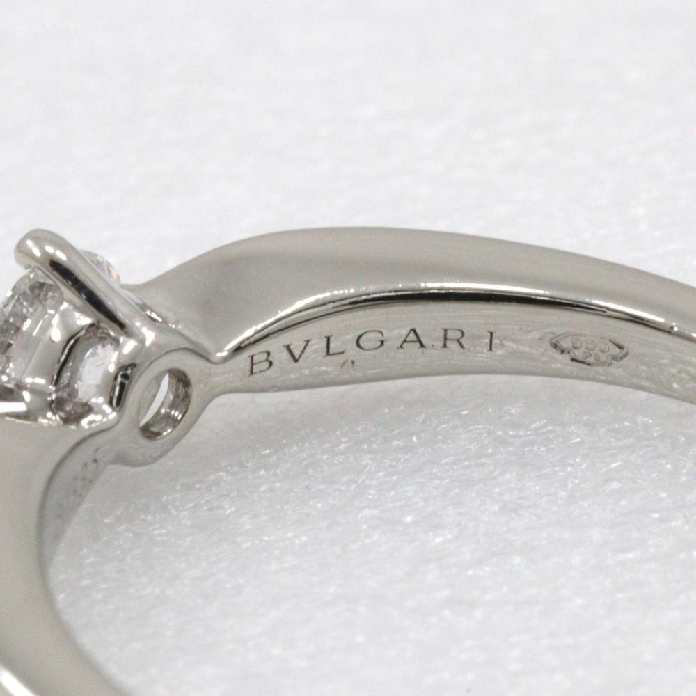 BVLGARI Dedicated to Venice Ring Pt950Platinum #4.7(US Size) 4g Women Used