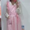 European & American Retro French-Style Ruffled Apron for Baking & Art - Large Size