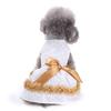 Pet clothing summer dog clothes princess style cat skirt girl heart bow pet clothes summer cool thin
