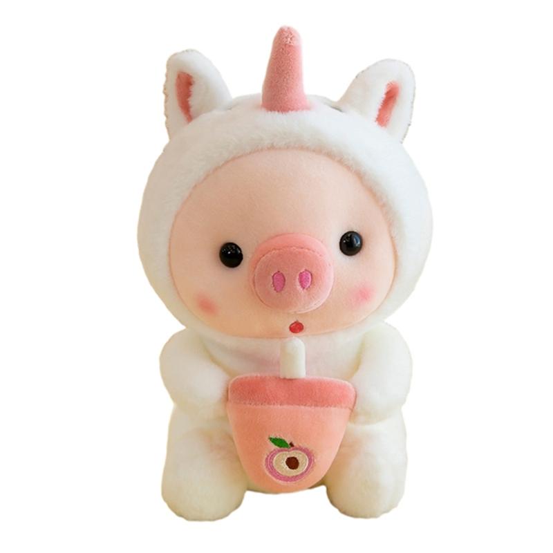 

Pig Cute 2535cm Plush Toy Cosplay Unicorn Frog Tiger Bunny Rabbit Stuffed Soft Unicorn,25cm