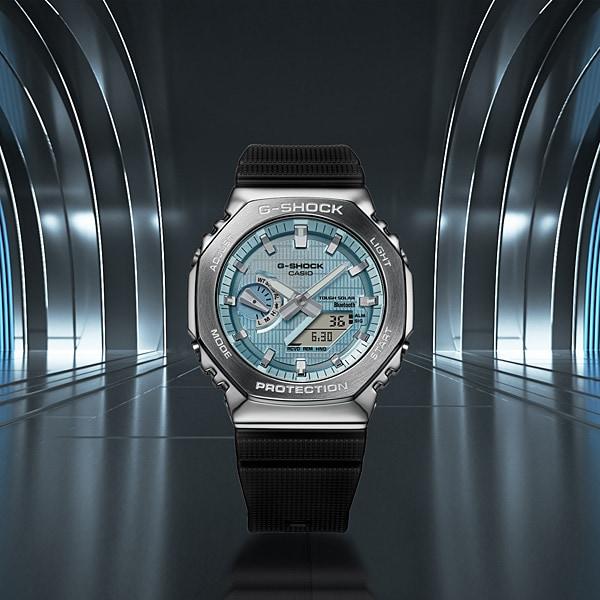 Casio G-SHOCK for menn GBM-2100A-1A2JF [G-SHOCK metallbelagt modell] rundklokke digital analog