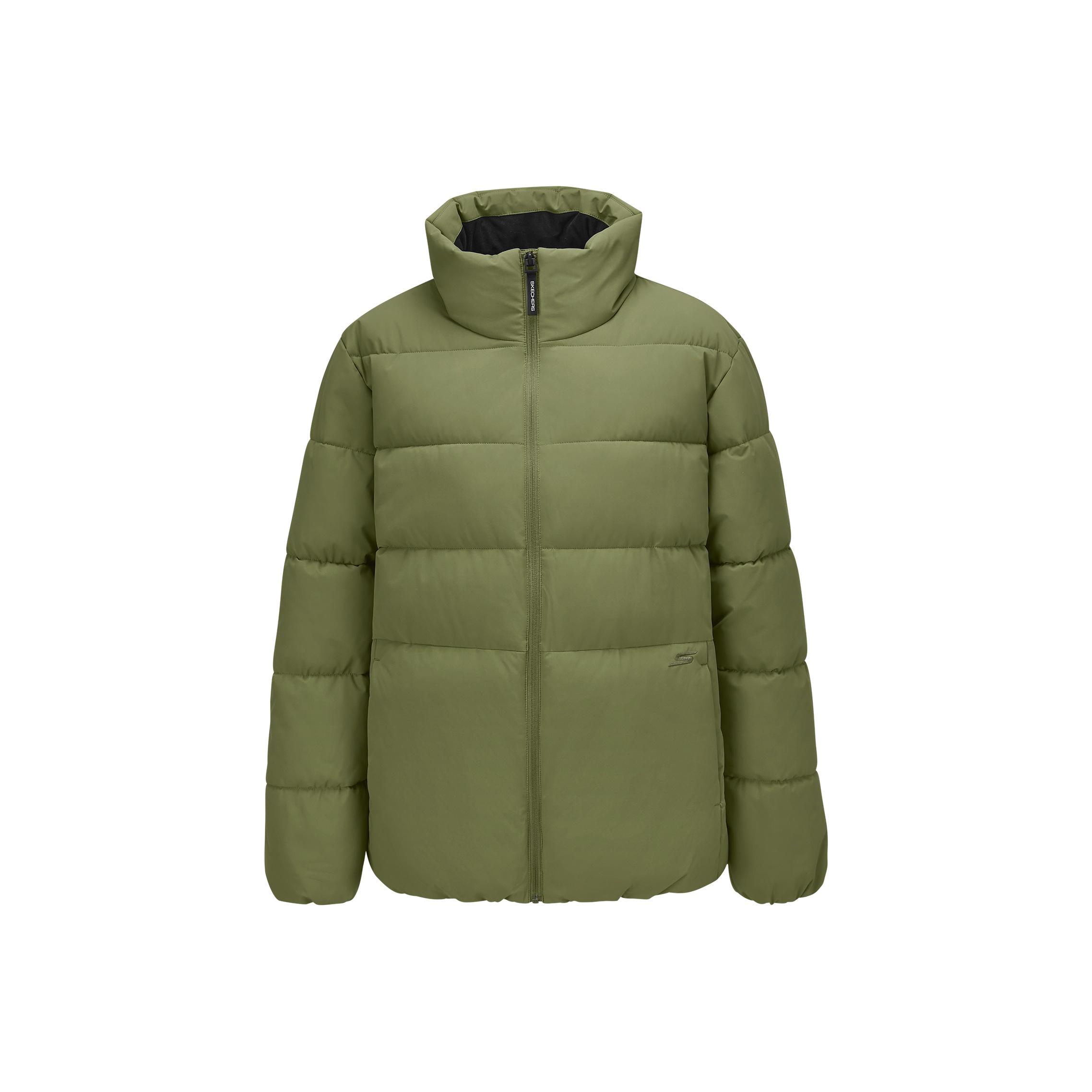 Skechers Water Resistant Windproof Warm Comfortable Outdoor Casual Fashion Jacket Men Jacket Martini-Olive-Green P425M180-05HR S