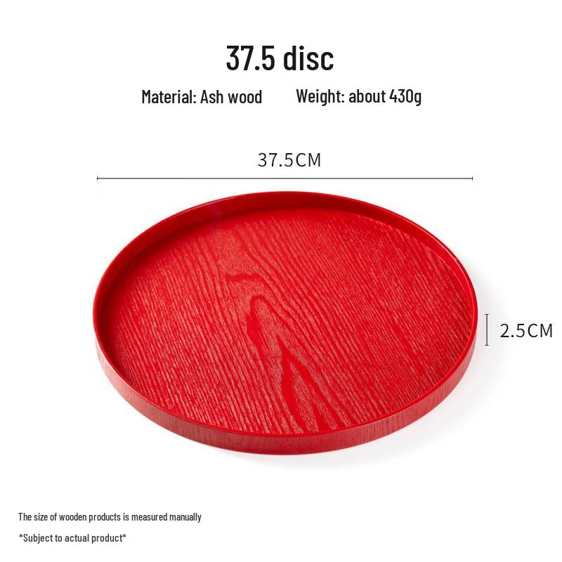 

ME Creative Wooden Round Serving Tray 37.5*2.5cm