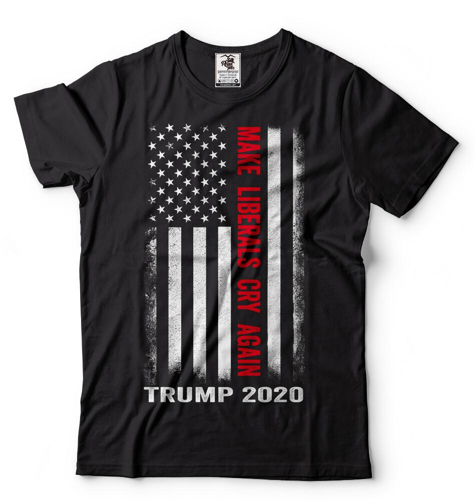 Trump 2024 T-shirt Make Liberals Cry again Mens Political Election 2024 T-shirt XL