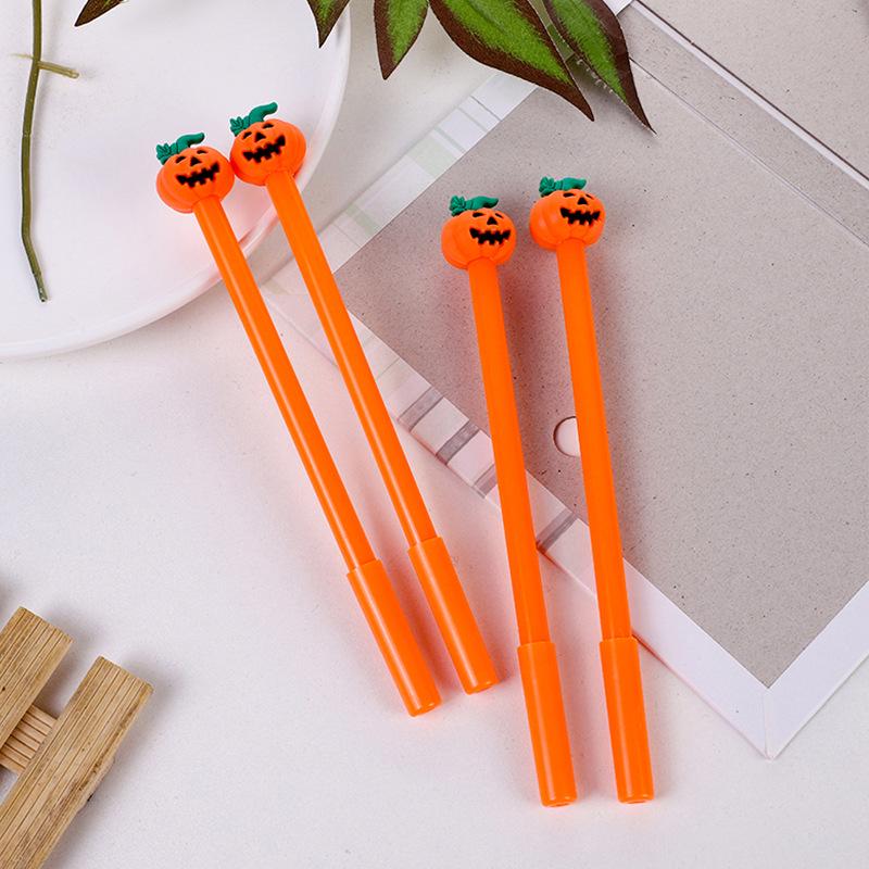 Creative Halloween Pumpkin Head Gel Pen - Fun Student Stationery & Office Writing Tool