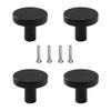 4Pcs Cabinet Knobs with Screw 25mm Round Drawer Knob Metal Drawer Handle Cabinet Furniture Door Kitchen Handles for Cabinet Knob