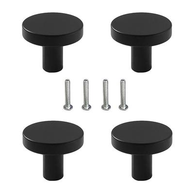 4Pcs Cabinet Knobs with Screw 25mm Round Drawer Knob Metal Drawer Handle Cabinet Furniture Door Kitchen Handles for Cabinet Knob