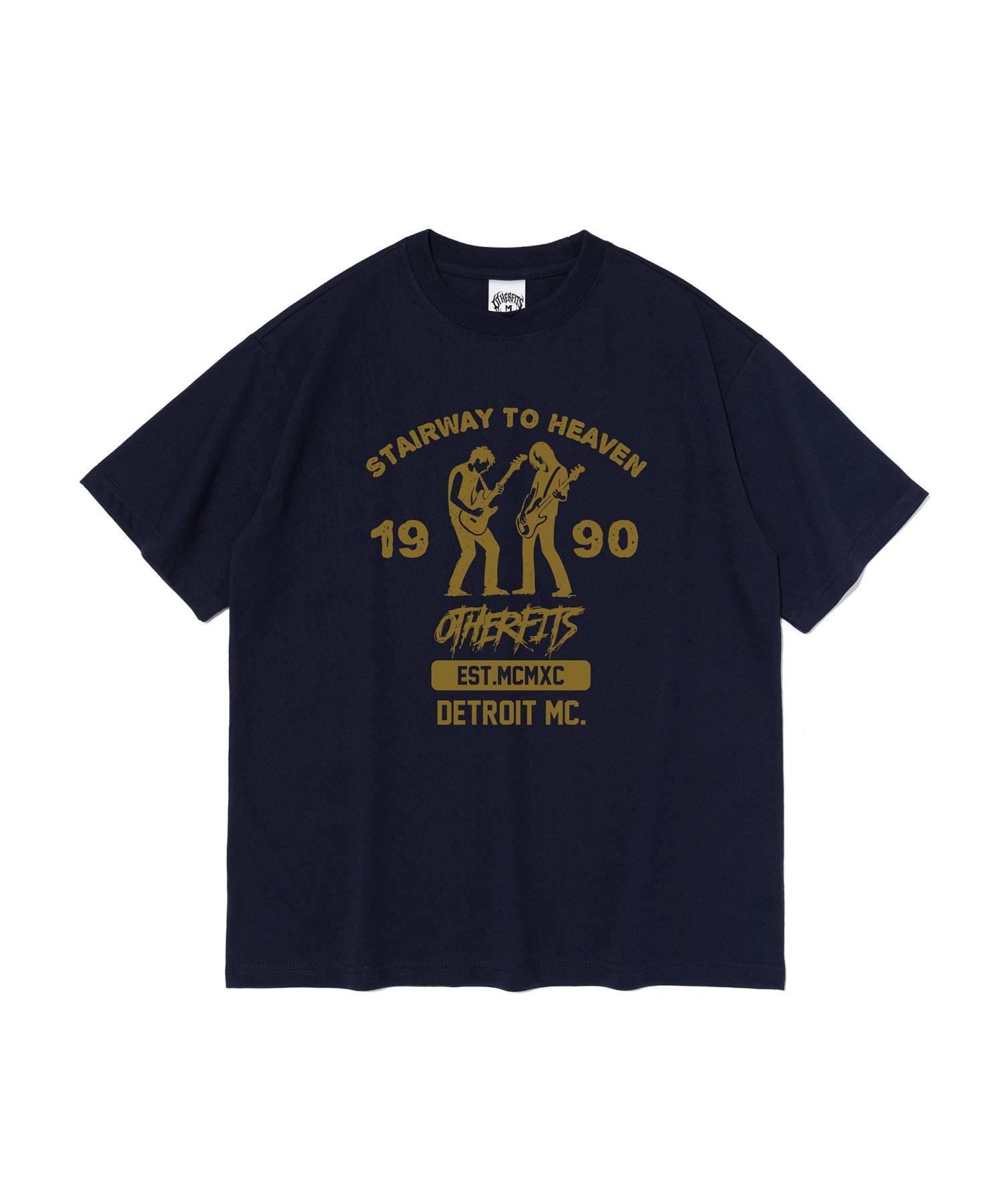Ader Fits Retro Musician Short Sleeve T-Shirt (Navy) 2Xl