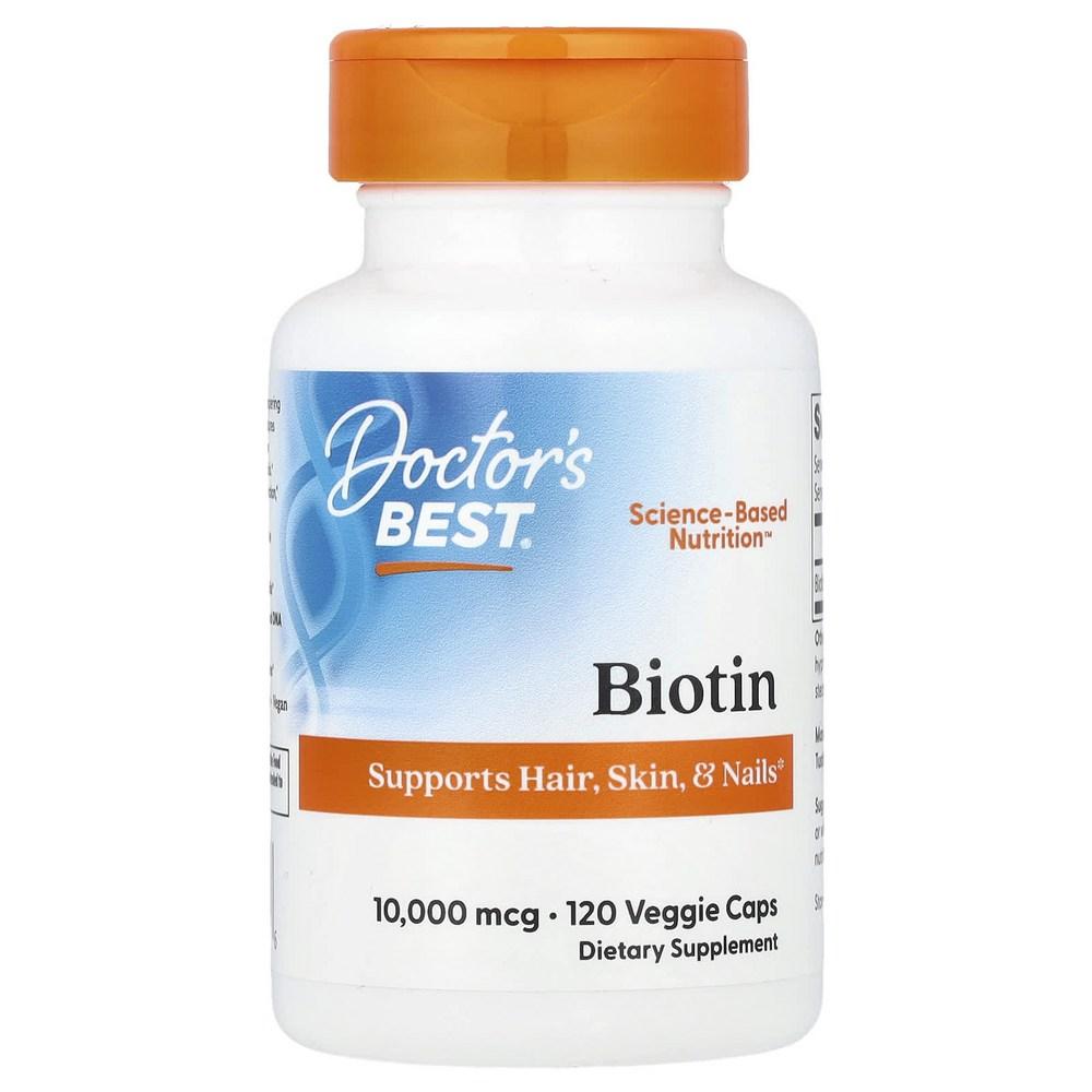 Doctors Biotin 10,000 mcg 120 Veggie Capsules 3 pcs 120 Tablets